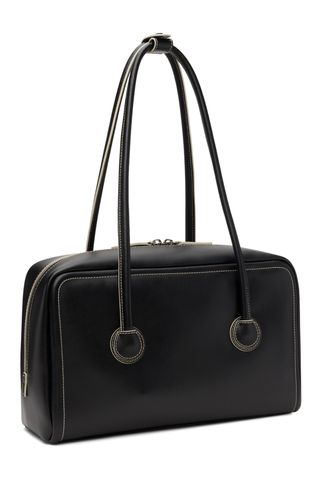Black Soft Boston Bag