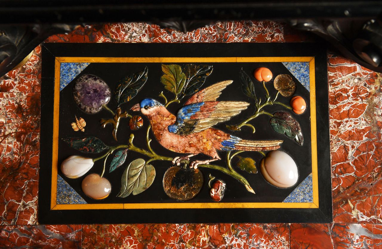 Highclere's pietra dura table
