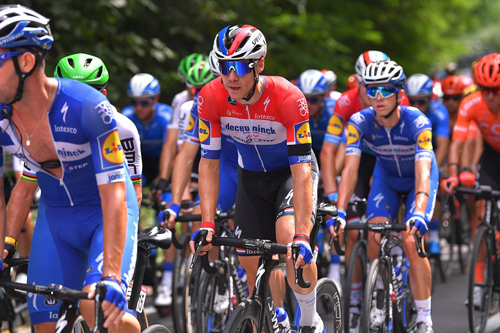 Fabio Jakobsen of The Netherlands and Team Deceuninck - Quick-Step / during the 76th Tour of Poland 2019, Stage 5