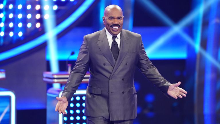 Steve Harvey, 64, looks in great shape on television show