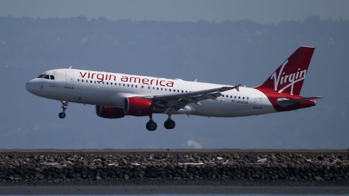 Virgin America plane