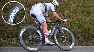 Tadej Pogačar's Enve wheels are too deep for the new UCI rules, so how did he get away with using them at Strade Bianche?