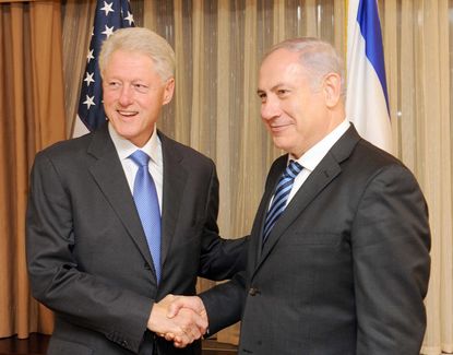 Bill Clinton: Netanyahu can't make peace in the Middle East