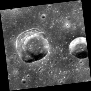 Crater with Slumping Sides on Mercury