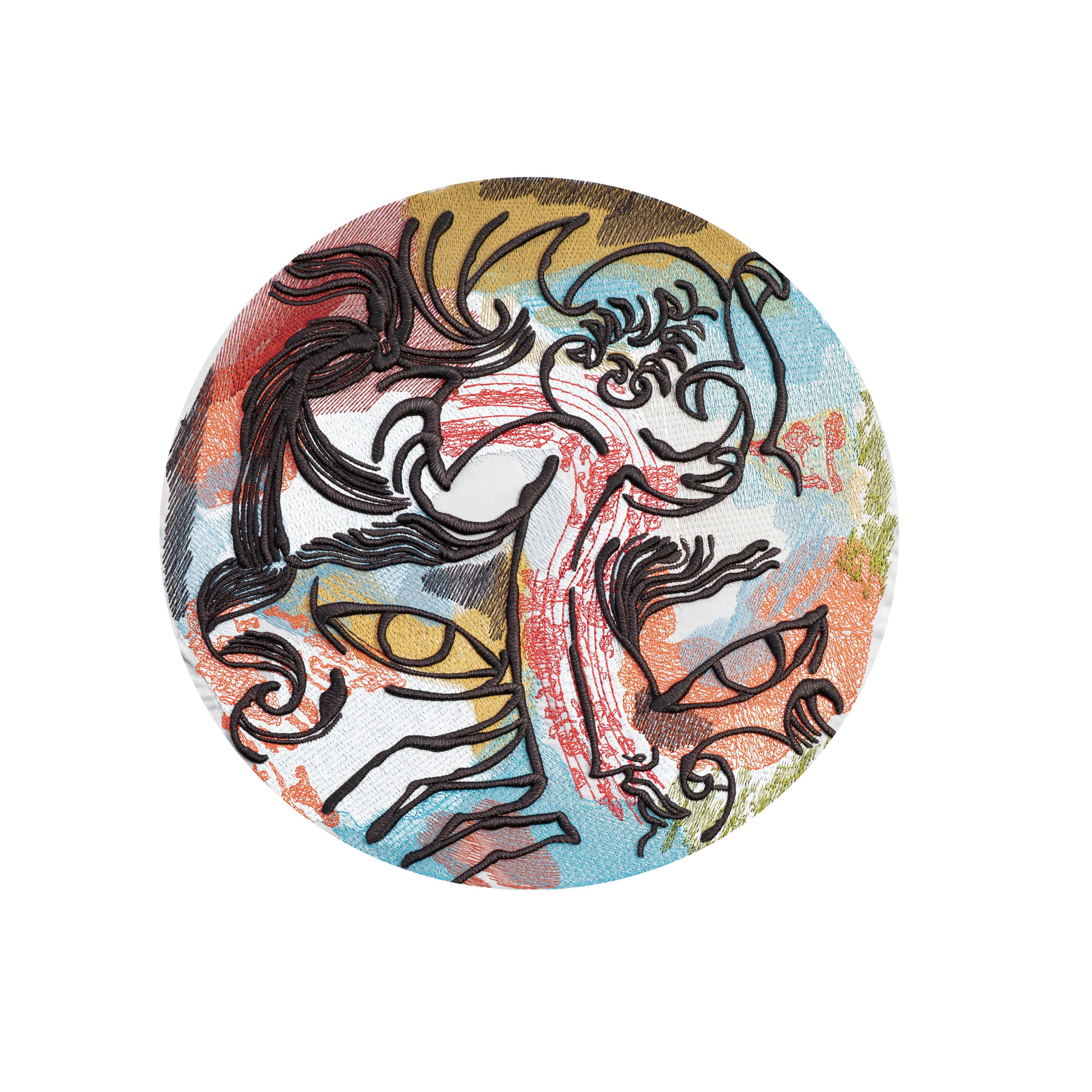 Petra B&ouml;rner artwork embroidered by Range Rover