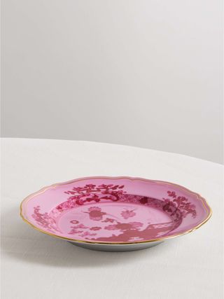 Antico Doccia 21cm Gold-Plated Porcelain Dessert Plate