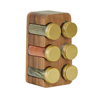 Dunelm Acacia Gold Spice Rack