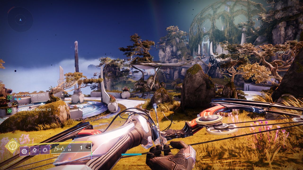 Destiny 2 Starcat locations - Open garden area