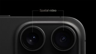 iPhone 15 Pro Spatial Video lenses