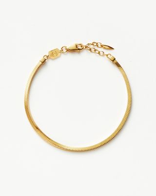 Lucy Williams Square Snake Chain Bracelet