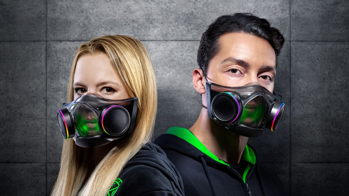 Razer’s high-tech face mask is now on sale, plus you can win a Halo Infinite-themed AMD 6900 XT GPU - TechRadar