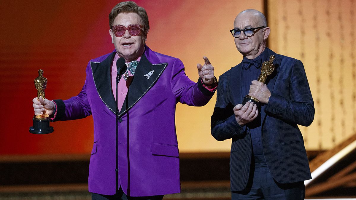 Elton John and Bernie Taupin celebrate success at 2020 Oscars | Louder