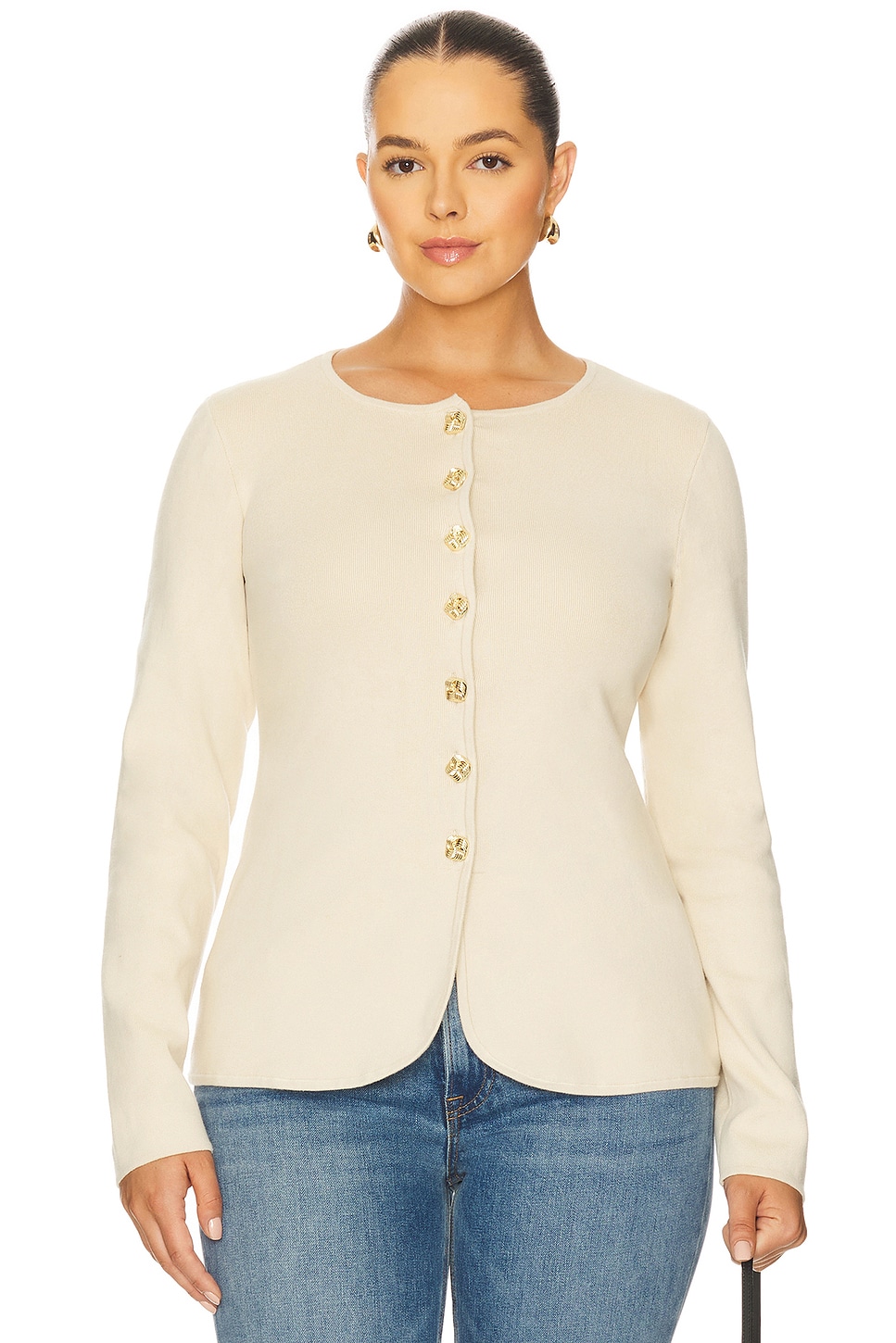 By Marianna Bronte Button Cardigan