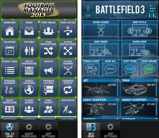 Tootball Manager 2013 and Battlefield 3 Grids