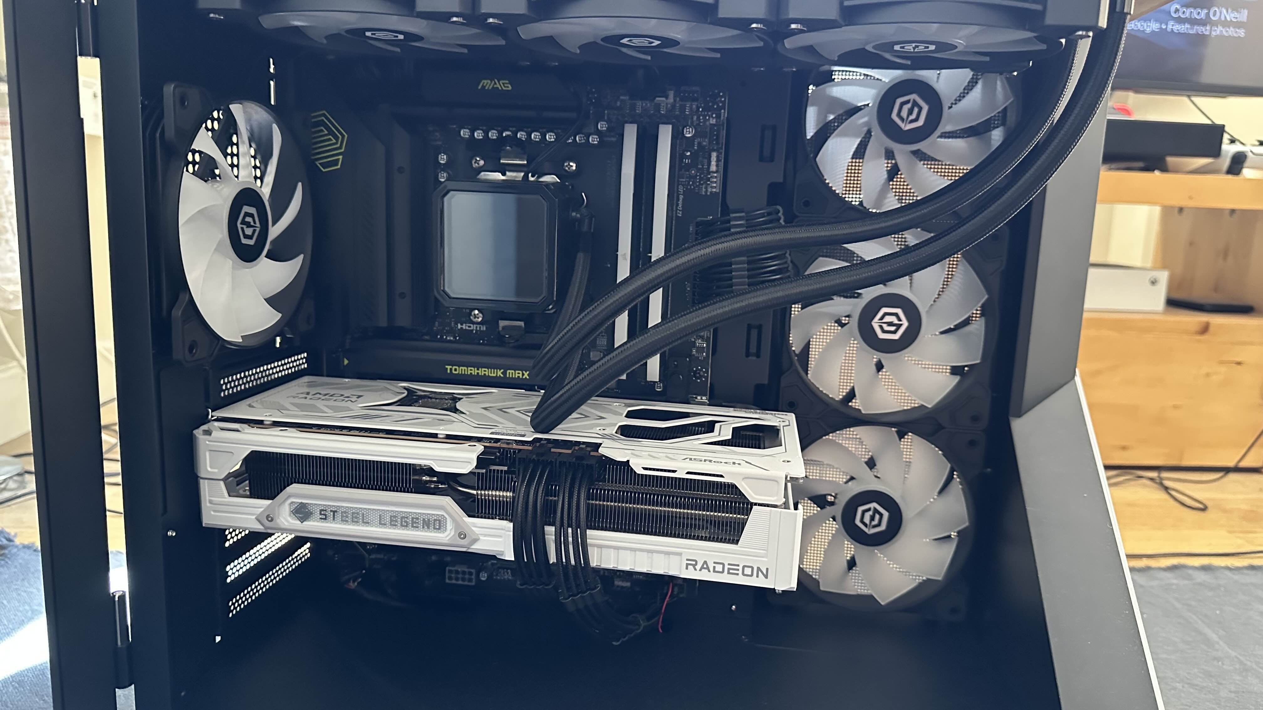 The inside of the CyberPowerPC Ultra XT3D