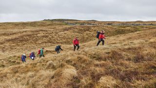 Hikers in the Western Beacons