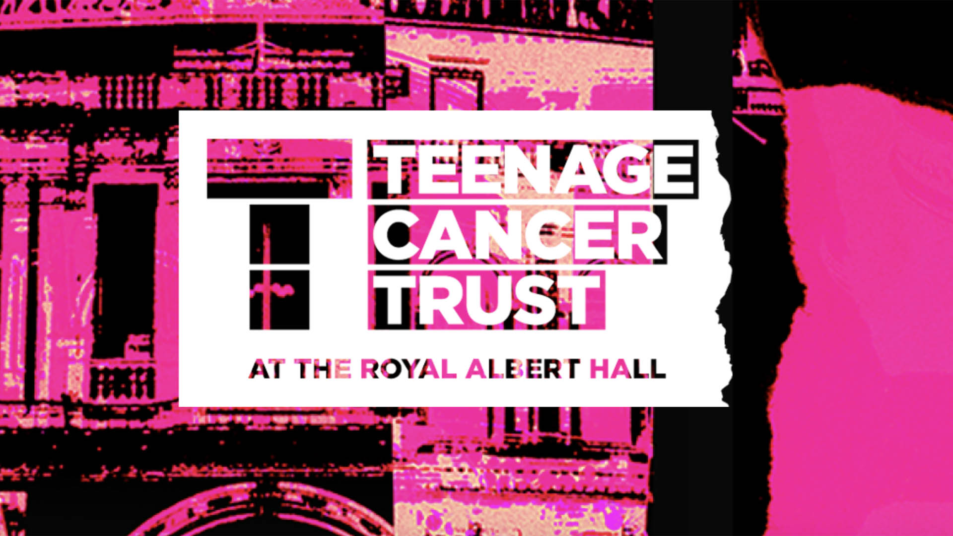 Teenage Cancer Trust at the Royal Albert Hall poster. 