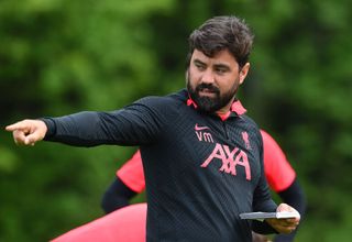 Vitor Matos of Liverpool during the Liverpool pre-season training camp on July 23, 2022