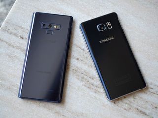 Galaxy Note 9 and Galaxy Note 5