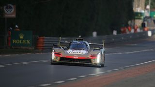 Cadillac Hertz Team Jota (38) includes Earl Bamber (NZL), Sebastien Bourdais (FRA), and Jenson Button (GBR) during the 24h of Le Mans at 24h Le Mans Circuit in Le Mans