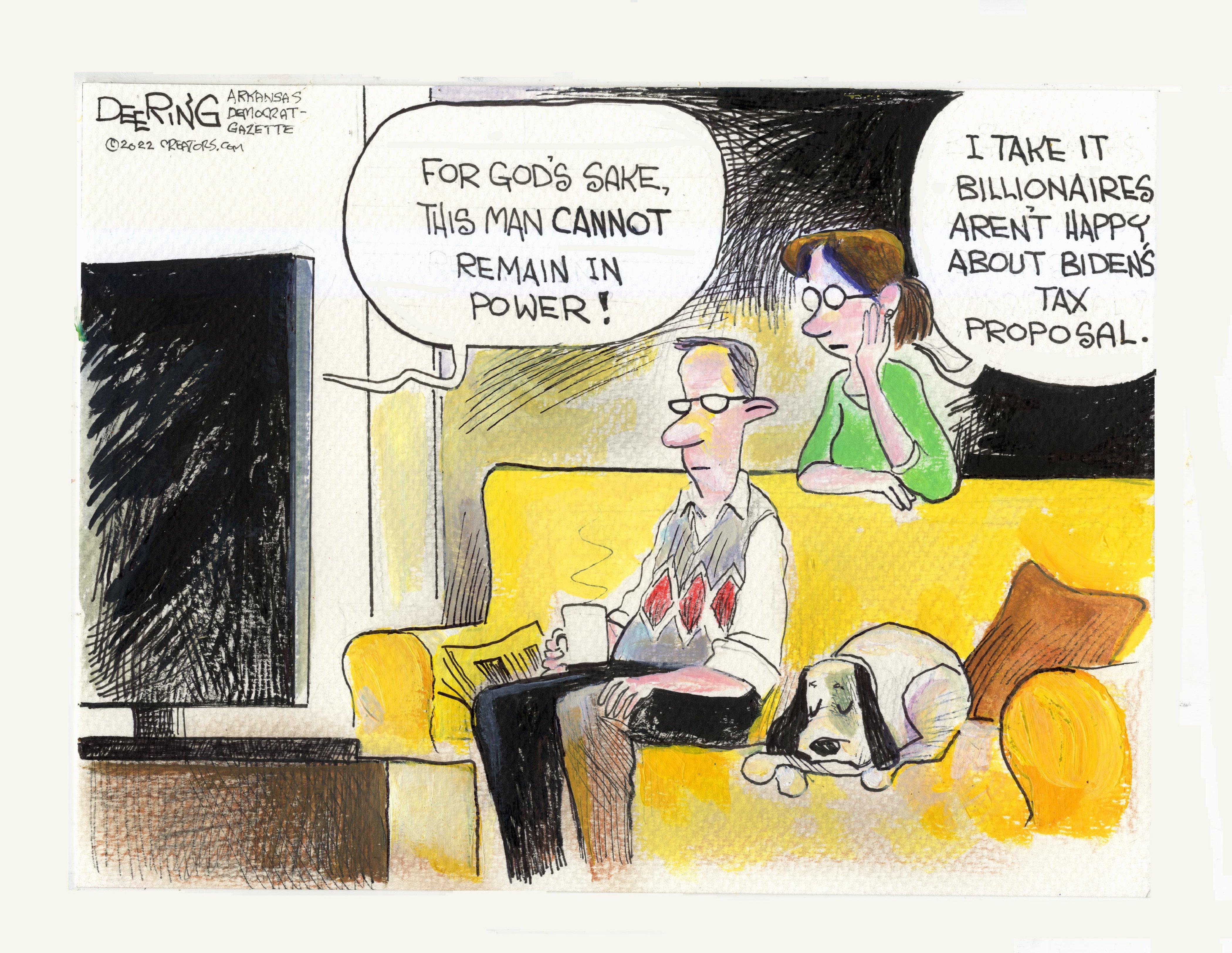 Political Cartoon.
