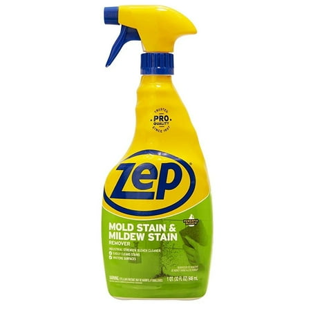 Zep Mold &amp;amp; Mildew Stain Remover, Household Cleaner, Cleans and Brightens, 1 Count, 32 Fl Oz
