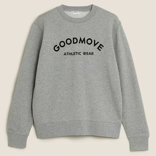 Pure Cotton Graphic Sweatshirt