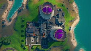 Fortnite Books on Explosions locations Steamy Stacks map
