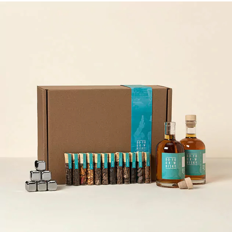 The best 40th birthday gift for the whiskey fan is this make your own whiskey kit