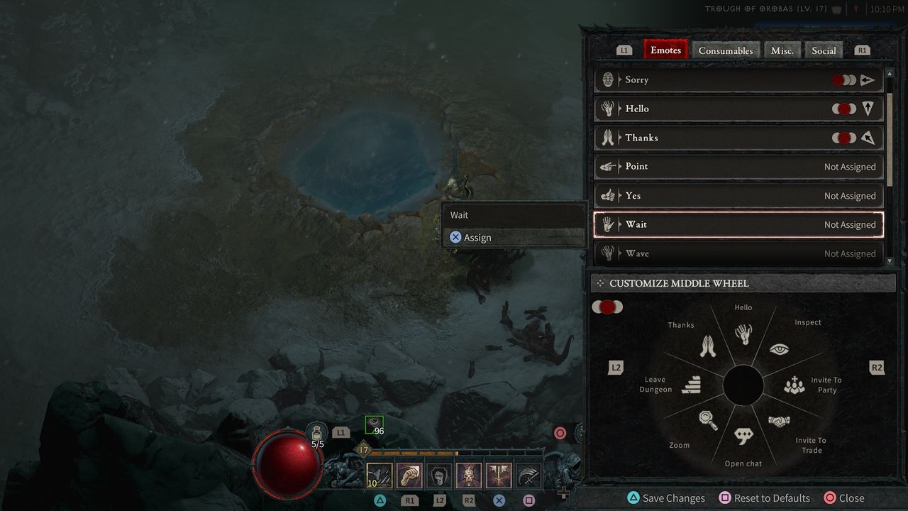 Diablo 4 secret of the spring "wait" emote