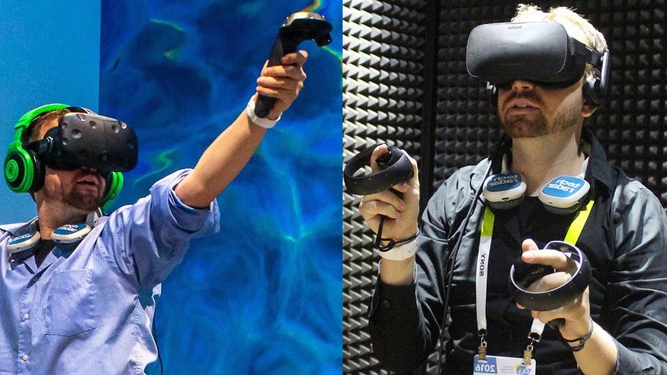 Htc vive oculus rift are hot sale examples of