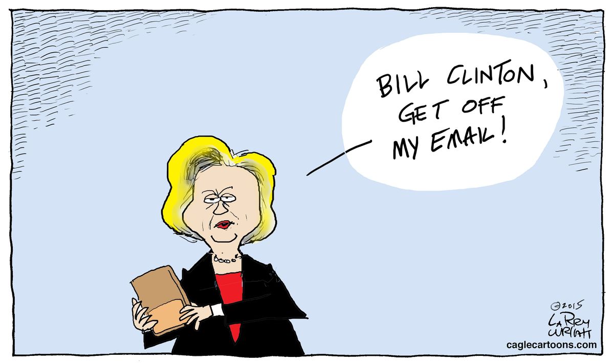 Political cartoon U.S. Hillary Clinton email | The Week