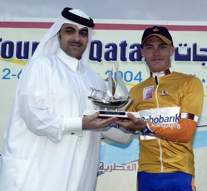 Robbie Hunter won the 2004 Tour of Qatar general classification