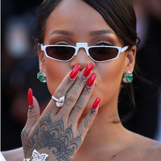 rihanna finger tattoo