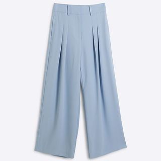 Light blue tailored trousers from River Island 