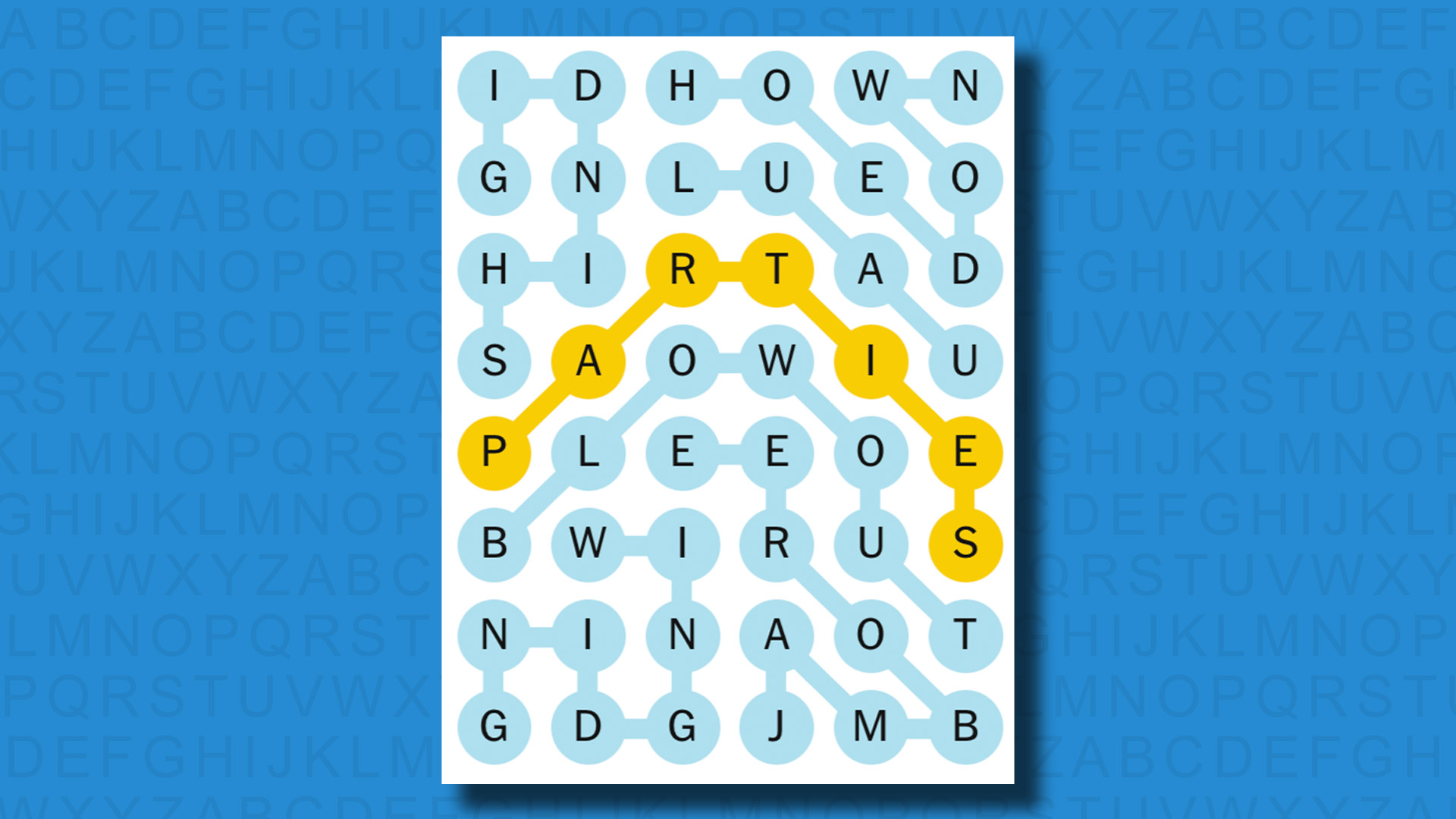 NYT Strands answers for game 525 on a blue background