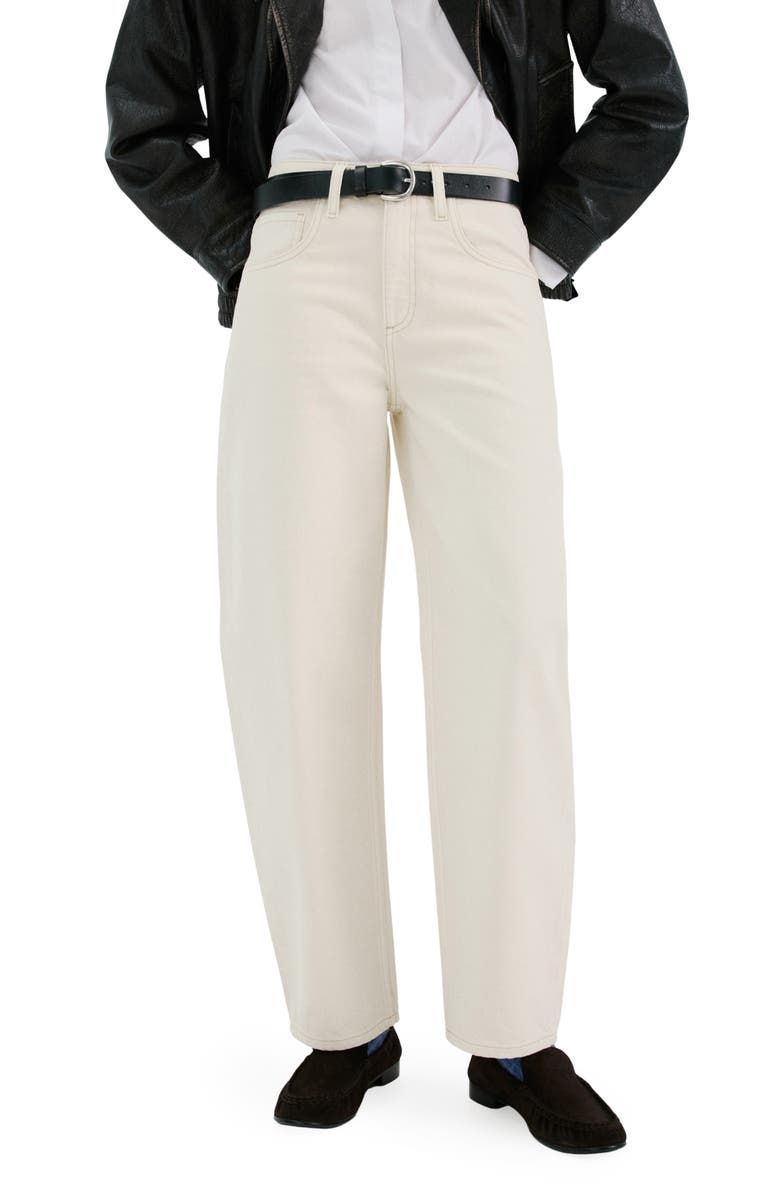High Waist Barrel Jeans