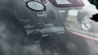 ORSKEY S960 3 Channel Dash Cam with 128GB Card,1080P+720P+720P Front R