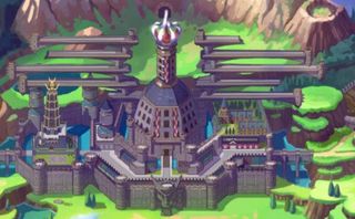 Pokémon Sword and Shield Galar map royal building center