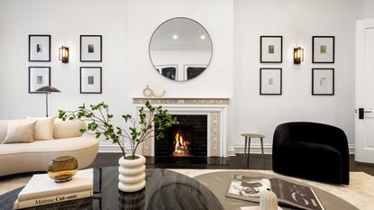 Living room in Eleanor Roosevelt’ home 