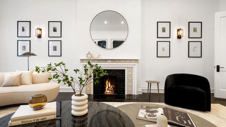 Living room in Eleanor Roosevelt’ home