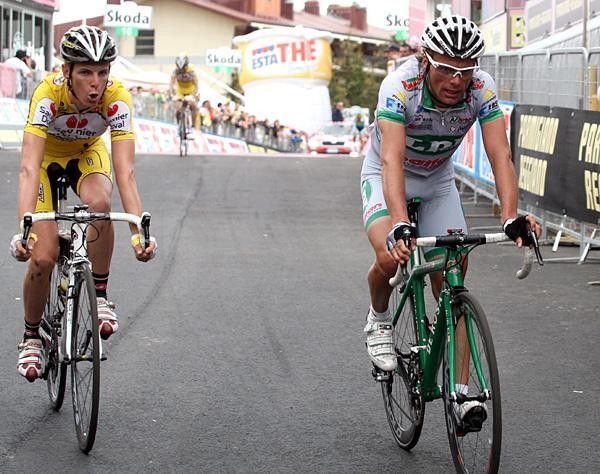 Danilo Di Luca (LPR Brakes) comes home fifth.