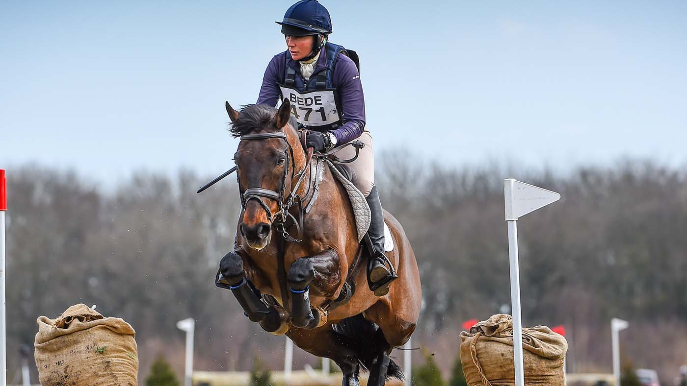 Phoebe Buckley and Tiger Mail at Oasby in March 2022