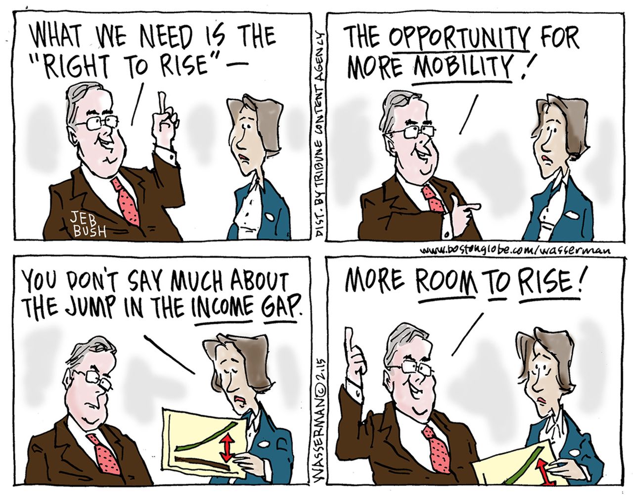 Political cartoon U.S. GOP Jeb Bush