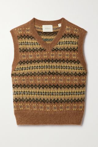 Kenley Fair Isle Knitted Vest