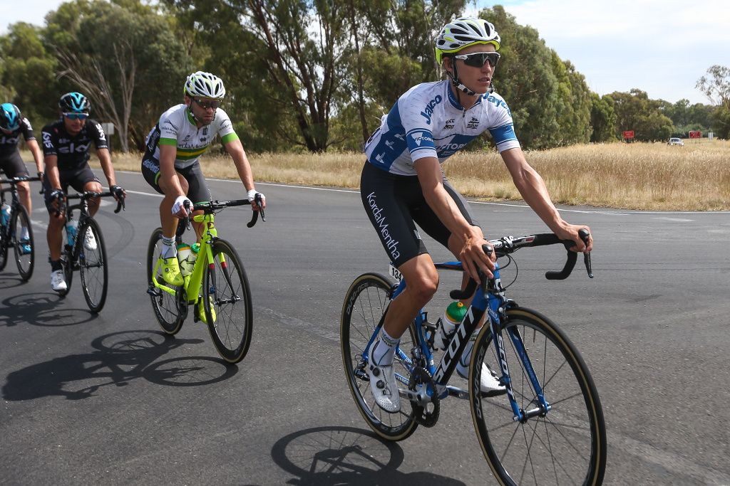 Best young rider Jai Hindley (Australia)