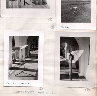 archive photos of lamp in album