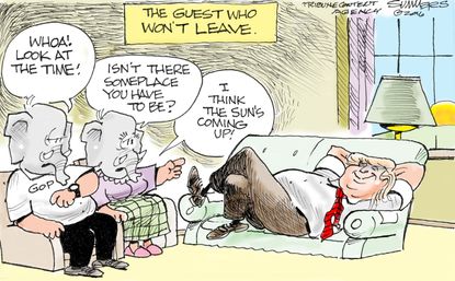 Political Cartoon U.S. Donald Trump GOP