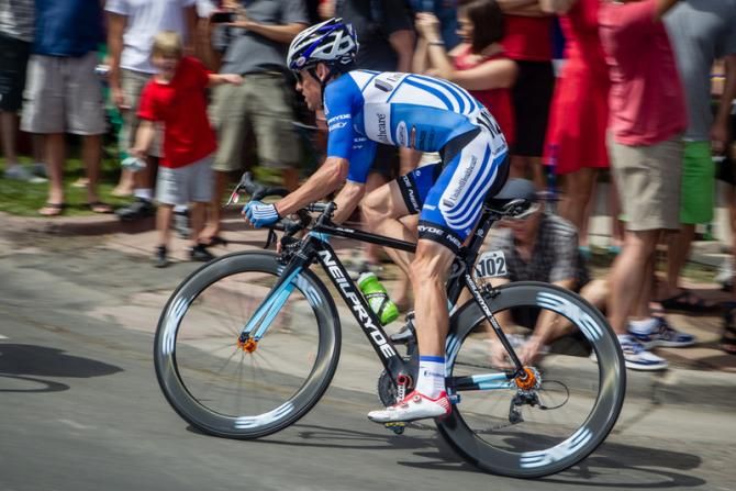 Alessandro Bazzana (UnitedHealthcare) on the way to his third place.