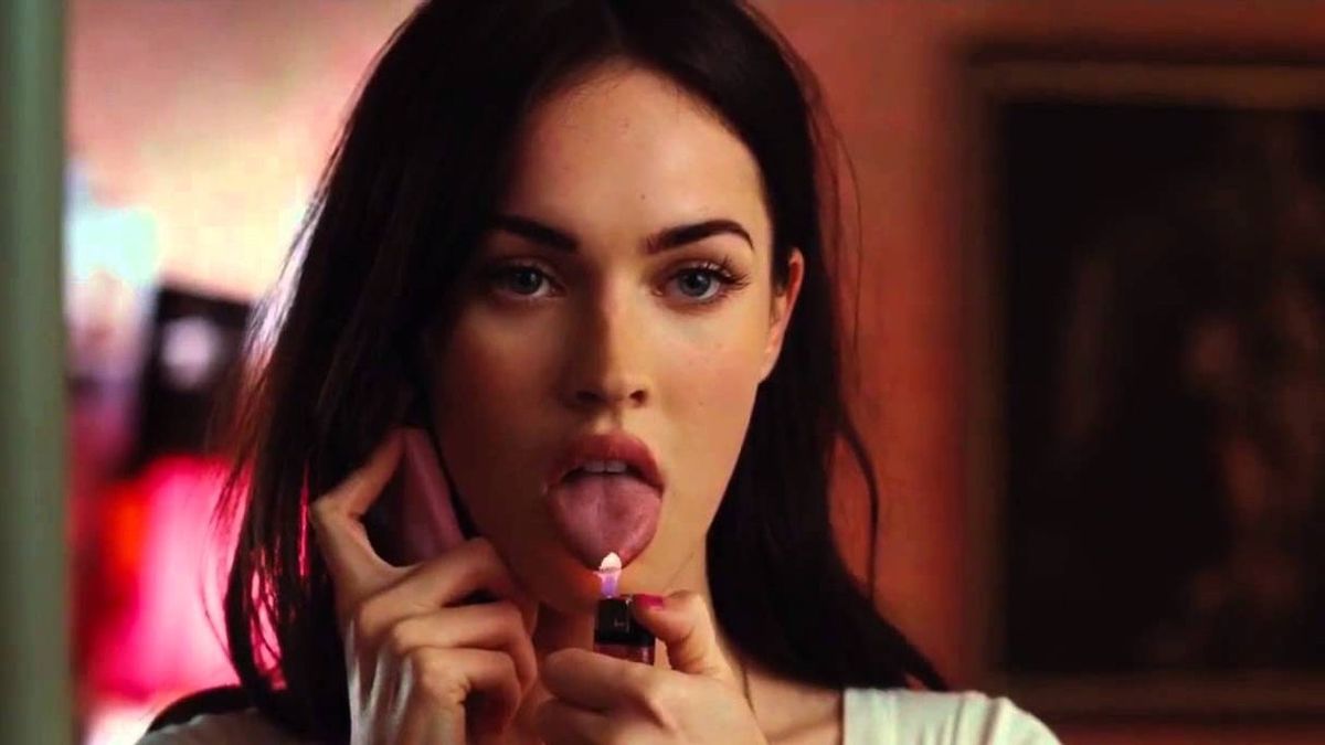 Megan Fox with lighter on tongue in Jennifer&#039;s Body